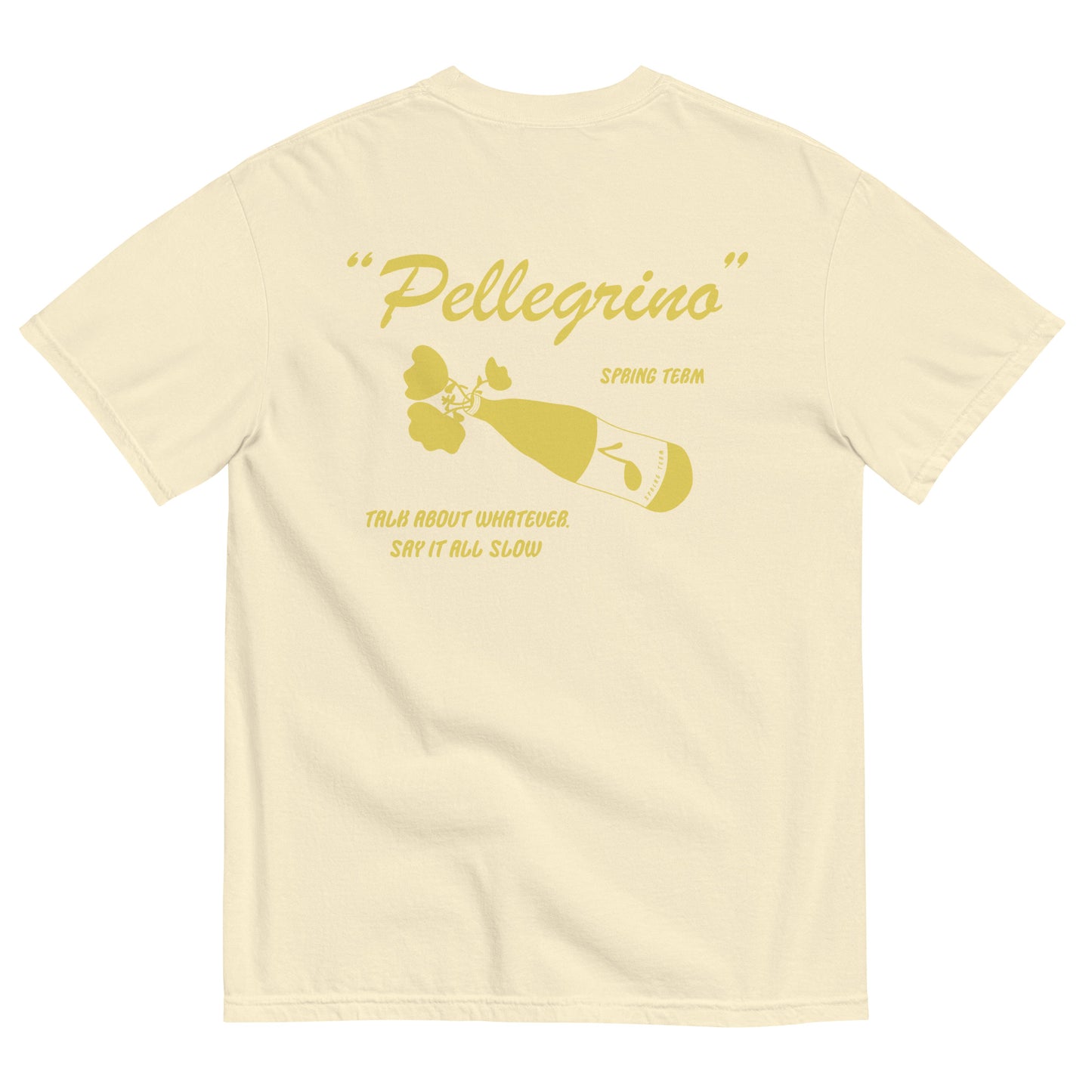 "Pellegrino" Tee (Yellow)