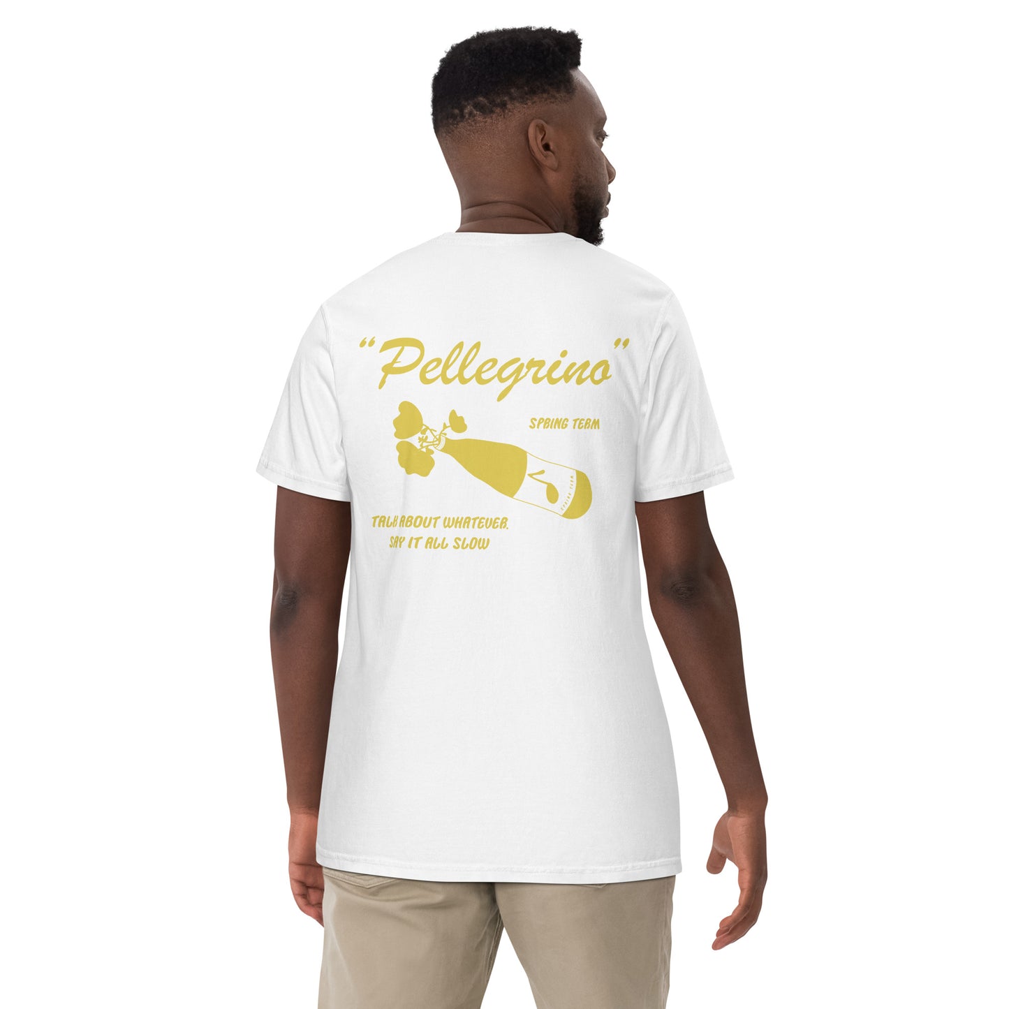 "Pellegrino" Tee (Yellow)