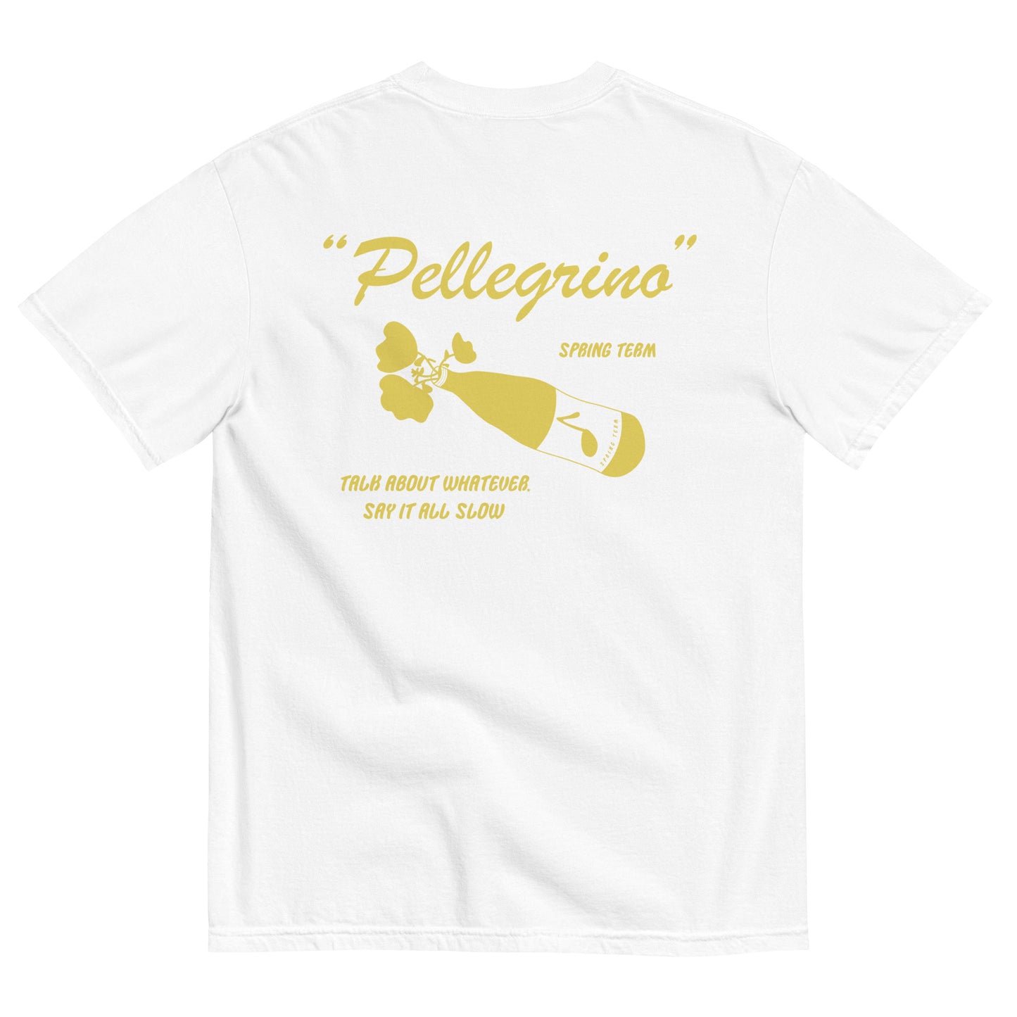 "Pellegrino" Tee (Yellow)