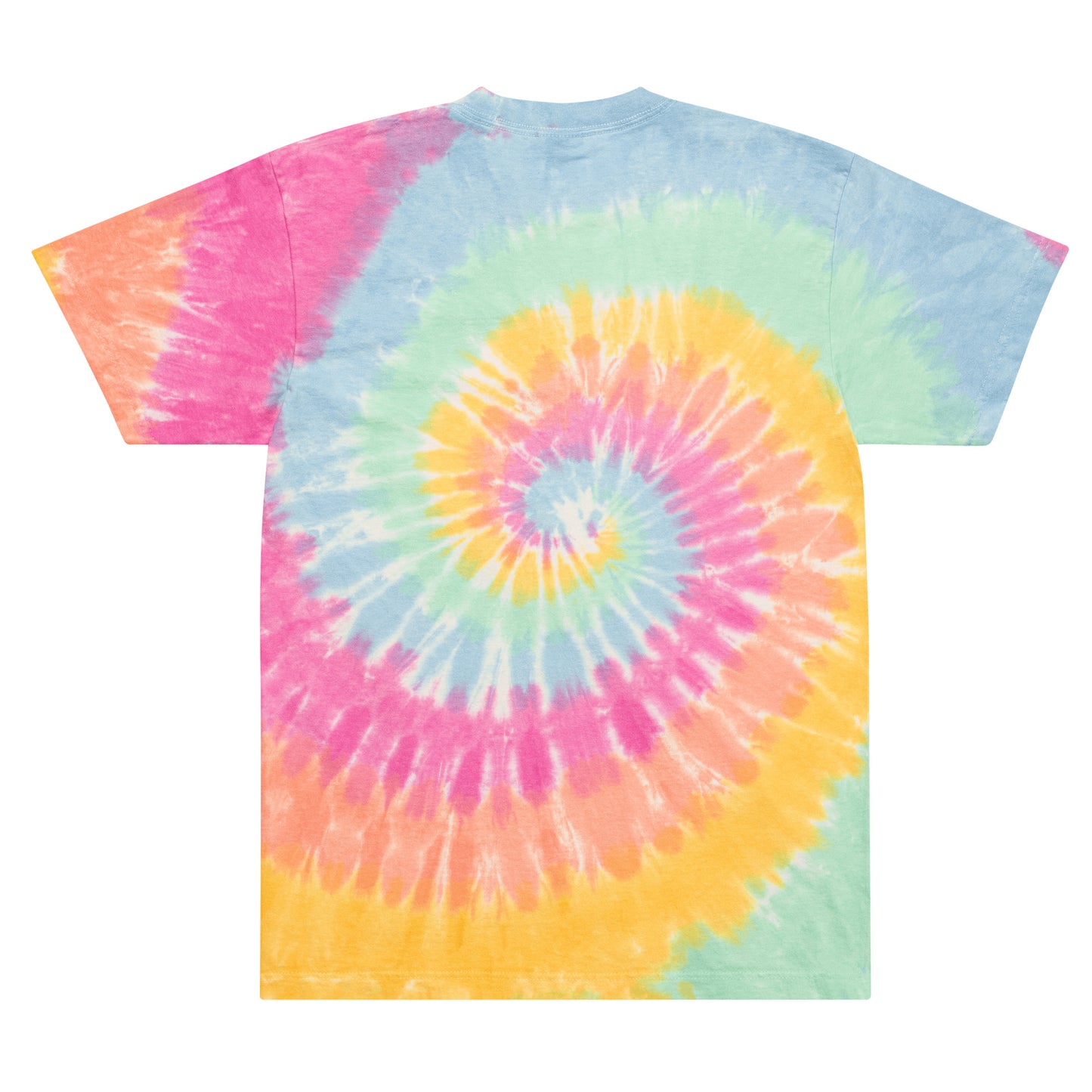 Oversized Flower tie-dye t-shirt